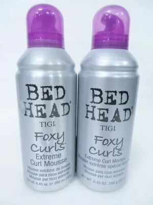 $29.99 • Buy TIGI Bed Head Foxy Curls Extreme Curl Mousse - 8.45 Oz (2 Pack)