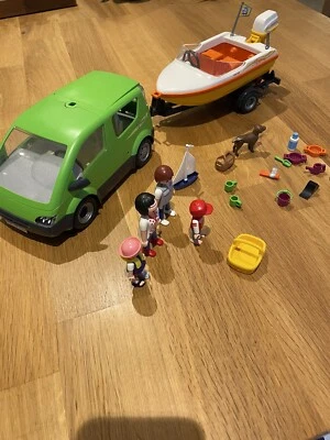 £14.90 • Buy Playmobil 4144 Family Van With Boat And Trailer