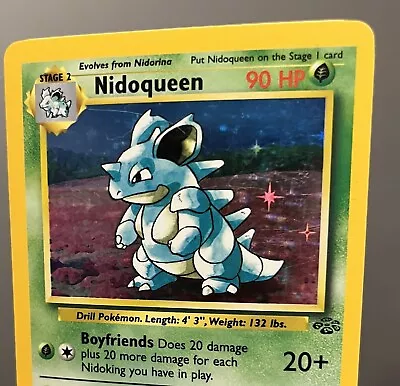 Pokémon TCG - Nidoqueen Jungle 7/64 - Holo Rare - LP • $15