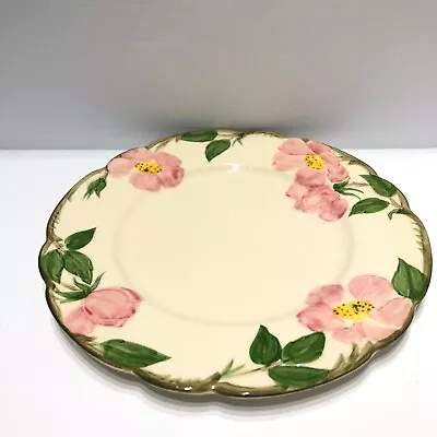 Franciscan Desert Rose Fine China Appetizer Plate Pink Green Floral VTG 1950s NM • $12.95