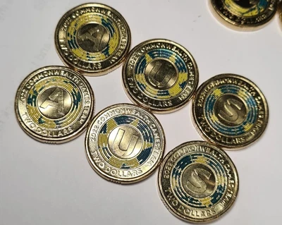 $12 • Buy 🔥 Australian Commonwealth Games - 3 Coin Set $2  A   U   S  2022 TWO DOLLAR AUS