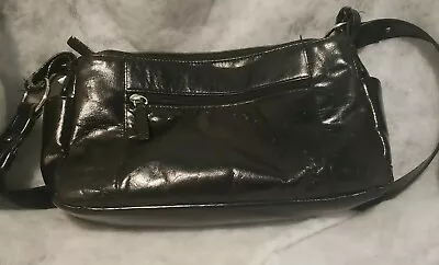 Kim Rogers Black 6 Pocket Shoulder Bag Design Genuine Leather • $7.25