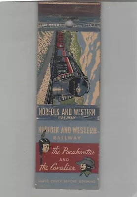 Matchbook Cover - Norfolk & Western Railway The Powhatan Arrow - Pocahontas • $7.95