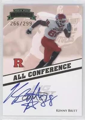 2009 Press Pass Legends All Conference /299 Kenny Britt #AC-KB Rookie Auto RC • $3.99