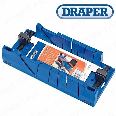 £23.94 • Buy Draper MITRE SECURE BLOCK BOX WITH CLAMPS 367 X 116mm 45/22.5/90 Degrees Angles