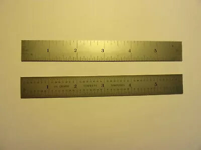 STARRETT  C604RE-6   4-Grad  Tempered Steel Rule With 32nds End Grads   New • $29.99