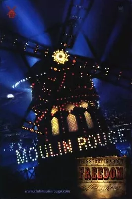 Moulin Rouge Windmill Double Sided Original Movie Poster 27×40inches • $69.99