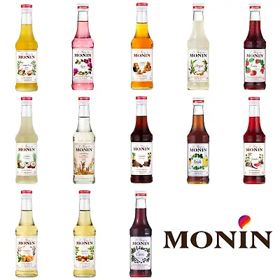 Monin Coffee & Cocktail 25cl Glass Syrup Flavours • £8.49