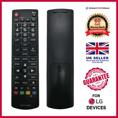 New TV Remote Control For Lg 42LB5500 42 LB5500 Full HD LED TV • £4.97