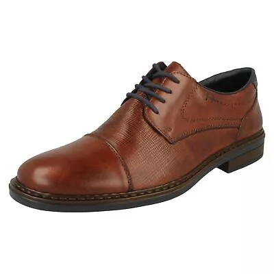 Odd Sizes Right Foot Uk 8 & Left Foot Uk 9 Mens Rieker Leather Derby Shoes 17618 • £49.99