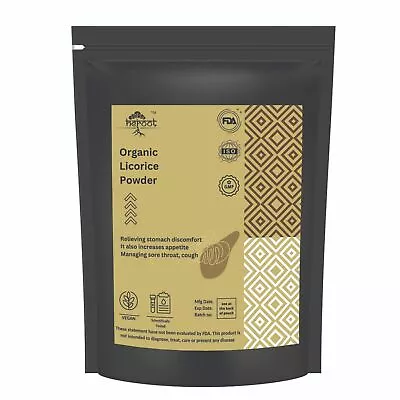 Licorice Root Powder - Liquorice Mulethi Glycyrrhiza Glabra 100% Pure Premium • £9.38