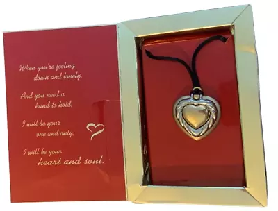 Graham Webb Bodacious Precious Heart Solid Perfume Locket  Necklace In Gift Box • £200.78