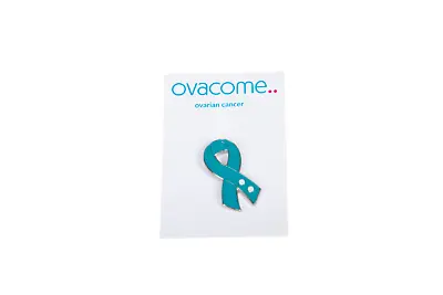 Ovacome Teal Ovarian Cancer Enamel Pin • £1.50