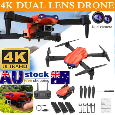$19.99 • Buy NEW Drone X Pro FPV 4K HD WIFI Camera 3x Batteries Foldable Selfie RC Quadcopter