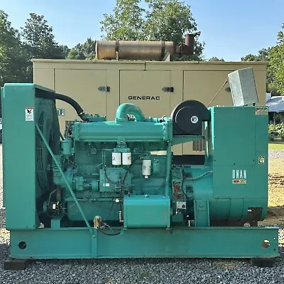 $12500 • Buy 250 KW Diesel Generator Onan Open Skid 120/240V 3phase
