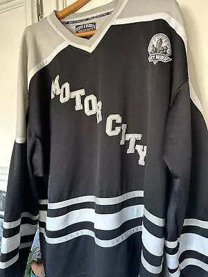  MOTOR CITY HOCKEY JERSEY SIZE 2XL  Steve & Barrys • $15