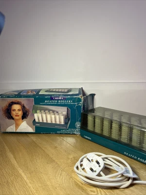 £34.99 • Buy Vintage Heated Rollers,CARMEN 2608,complete20 Pins,100% Works,80's,original Box