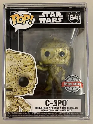 C-3PO (Futura) 64 ~ Star Wars ~ Funko Pop Vinyl + Free Hard Case Pop Protector • $33.25