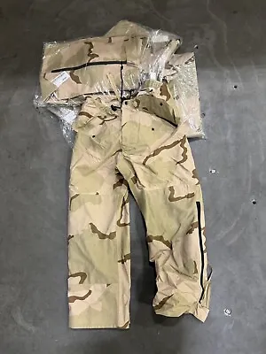 Military Camo Pants Extended Cold Weather Desert Mens Small Short NEW Gore-Seam • $39.99