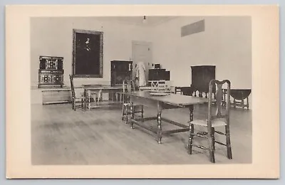 Exhibition Of Connecticut Furniture Hartford CT 1935 Postcard Queen Ann Period • $10.95