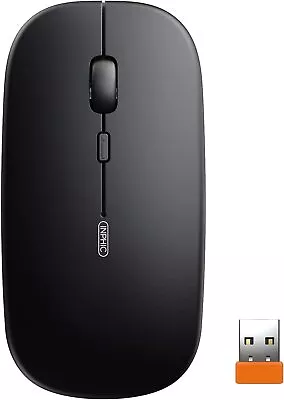 INPHIC Wireless Mouse Rechargeable Ultra Thin 1600 DPI Mini 2.4G Silent Optical • £10