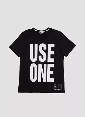 Hamnett Use One T-Shirt In Black Katherine Hamnett SAVE THE WORLD • £9.99