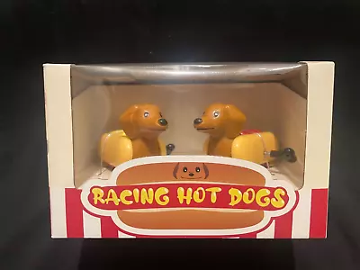 Dachshund Hot Dog Wind Up Racing Toy Set • $10