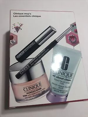 £18 • Buy Clinique MVPS Skincare & Makeup Set 4 Pieces New
