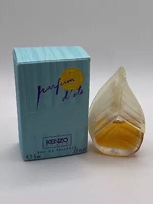 Vintage Kenzo D’Ete Eau De Toilette .17 Oz. Mini Travel Size • $20