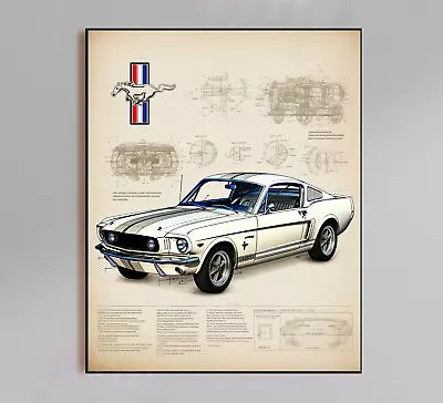 Shelby Mustang Poster- Shelby Mustang Patent Print Shelby Mustang Art Mustang  • $15