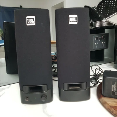 $39.95 • Buy JBL Platinum Series Computer Speakers Wired HP Model SP08A11 W/Adapter TESTED
