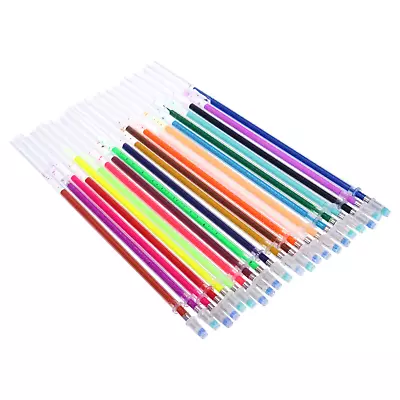 1 Set 24 Colors Glitter Metallic Pastel Neon Coloring Gel Pen Ink Refills • $0.99