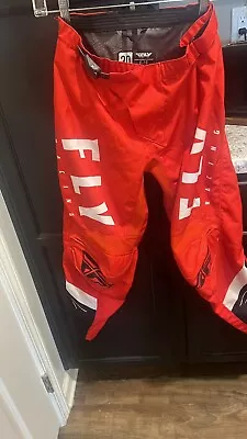 Fly Racing Evo 2.0 Pants Size 30 Motocross Offroad Bmx Mx Evolution Red Suzuki X • $9.89