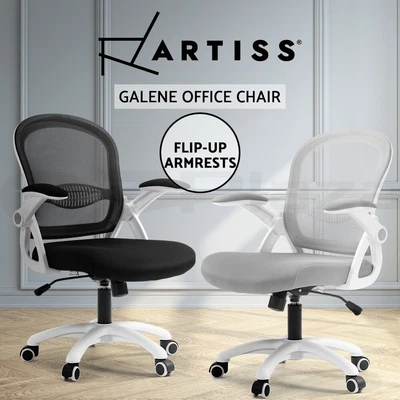 $88.95 • Buy Artiss Mesh Office Chair Computer Desk Chairs Executive Work Study Black Grey