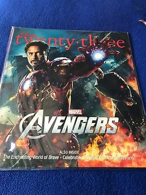 Disney D23 Magazine MARVEL The Avengers Iron Man Summer 2012 • $23