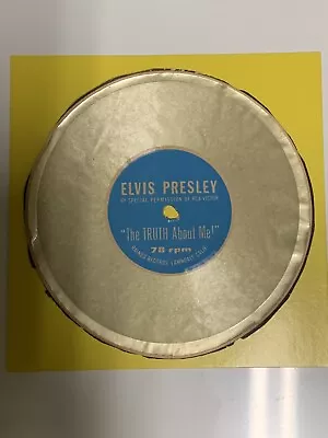 ELVIS PRESLEY The Truth About Me SCARCE 1956 Giveaway 78 Flexi 7  Rainbo Record  • $39