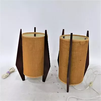 MCM Mid Century Modern Atomic Rocket Style Table Lamps For Parts & Repair • $9.99