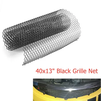40x13'' Black Rhombus Aluminum Grille Net Mesh For Car Front Bumper Fender Hood • $18.59