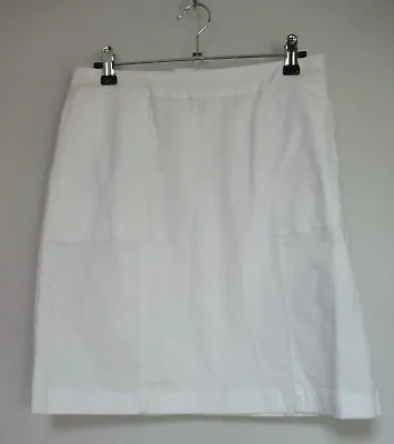 £15.99 • Buy New Boden Helena White Chino Skirt Size 6 R