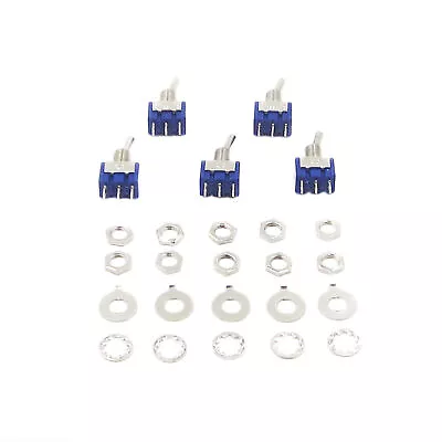 2/5/10pcs Mini MTS-102/-103 3Pin SPDT ON-ON/On-Off-On Toggle Switch US • $2.17