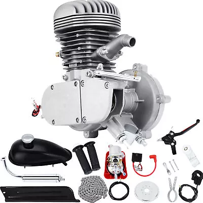 100cc 2-Stroke Bicycle Engine Motors Kit For Motorized Motorcy Bikes Gas Petrol • $97.74