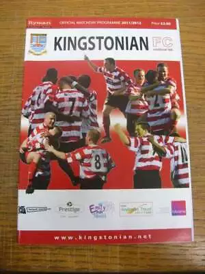 27/08/2011 Kingstonian V Canvey Island • £3.99