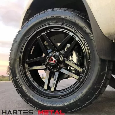 20  FORD RANGER Raptor Wildtrack Wheels HARTES METAL SAVAGE Black 20x10J 6x139.7 • $2045