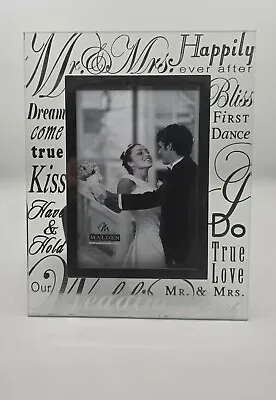 Malden 4x6 Wedding Picture Frame Glass Mr&Mrs First Dance • $8