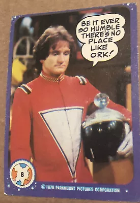 Vintage Mork And Mindy Trading Card #8 1978 Robin Williams • $1.79