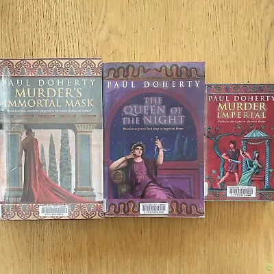 Paul Doherty X 3 | The Queen Of The Night | Murderer’s Immortal Mask | Imperial • $29.95