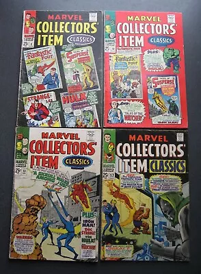 MARVEL COLLECTORS' ITEM CLASSICS Lot Of 4 Comics 8 10 13 17 1967-1968 • $30