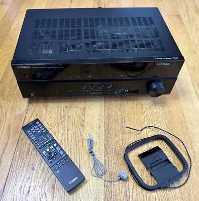 Yamaha RX-V373 5.1 Channel Natural Sound AV HDMI Receiver W Remote Bundle Tested • $145