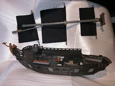 Megabloks Black Pearl Pirate Ship Incomplete For Parts • £40