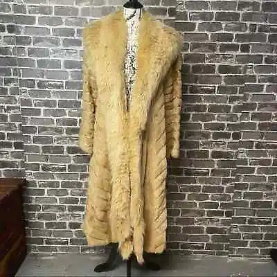 Fendi REAL Fur Trench Coat Pockets Neiman Marcus LARGE L ? See Measurments • $1